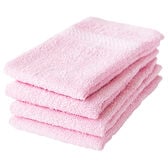 ハンドタオル【ベビーピンク　4枚セット】