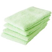 ハンドタオル【ライトグリーン　4枚セット】