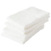 ハンドタオル【ホワイト　4枚セット】
