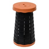 【オレンジ】便利な伸縮式スツール