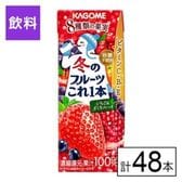 カゴメ 冬のフルーツこれ一本いちご＆ざくろ 200ml×48本