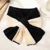 【ブラック】バイカラーマフラー 差し込みタイプ