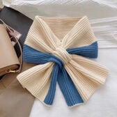 【ブルー】バイカラーマフラー 差し込みタイプ