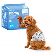 【96枚入り】Famy ファミー 犬用おむつ 男の子用 XSサイズ フィットウェア