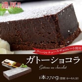 【日替わり数量限定】【270g(6-9人分)】ガトーショコラ クーベルチュールチョコレート使用【先行チケット利用NG】