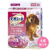 デオシート消臭＆フレグランスフローラルシャボンーワイド 60枚×4点セット