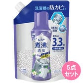 レノア煮沸レベル消臭抗菌ビーズ 洗濯槽の防カビ クリーンフレッシュの香り 詰替え超特大×5点セット