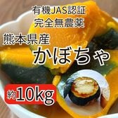 【約10kg/5~8玉】熊本県産かぼちゃ 完全無農薬・有機JAS認証
