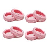 【ピンク/S】キャスターカバー 8個セット