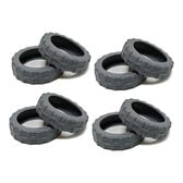 【グレー/S】キャスターカバー 8個セット