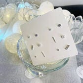 パール・ストーン・メタルボール シンプルピアス6点セット