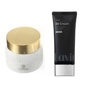 【各1個】レヴィアブーケ大容量薬用ホワイトクリーム＋スピキュール配合BBクリーム