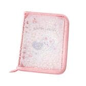 【ピンク】A5サイズ6穴バインダー ホログラムリフィル