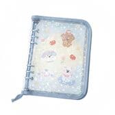 【ブルー】A5サイズ6穴バインダー ホログラムリフィル