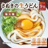 【9食/極太麺】頑固父さんが唸る讃岐生うどん（300g×3）極太麺