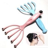 【2個／カラーランダム】頭皮をほぐしてやさしく刺激！頭皮マッサージャー／ヘッドスパブラシ