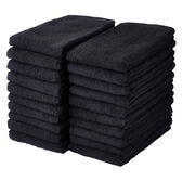 【日替わり数量限定】フェイスタオル【ブラック  20枚セット】【先行チケット利用NG】