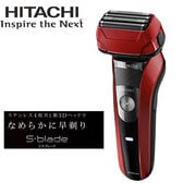 【日替わり数量限定】[レッド] 日立/エスブレード 往復式シェーバー (4枚刃/新3Dヘッド)/RMH-F470B(R)【先行チケット利用NG】