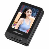 【ブラック】スマホ自撮りモニター  外カメラ セルフィー MagSafe対応
