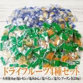 【1kg】ドライフルーツ4種セット  （個包装）【熱中症対策】ひとくちで巡る、フルーツの楽園