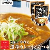和食麺処サガミ 麺屋の和ダシが利いた濃厚コク旨カレーうどんつゆ 2食入　中辛 具入