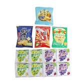 【計12個】フルーツ系グミとカリカリ食感スナックセット