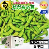 【予約受付】8/1~順次出荷【5kg】 山形県鶴岡市産 だだちゃ豆 バラ※ご家庭用