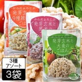 【160g×3袋】からだよろこぶ発芽玄米のごはん（黒米、9種雑穀、大麦）各1袋