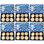 【青缶/18枚入×6缶】プレミアム ヤギミルククッキー(ホタテ、アカモク、うに)