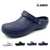 【ネイビー/23cm】ワークサンダル クロッグ 軽量 滑りにくい WK203