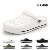 【ホワイト/25cm】男女兼用 2WAYクロッグ スポーツ サンダル CL1820