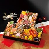 【12/30午前着】京料理「味ま野」監修 冷凍おせち 平安 3段重（7寸）60品目/4人前