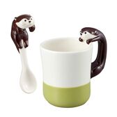 【チョコ】カワウソカフェ カワウソマグ＆スプーン【熨斗可】