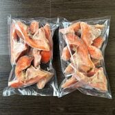 無塩　トラウトサーモン　カマ　800g×2P（1．6kg）