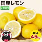 【予約受付】10/10~順次出荷【4.5kg】国産レモン※ご家庭用