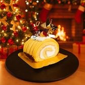【12/22着】【1本】献上栗山江栗の白金プレミアムジャージーブッシュドノエル(ハーフ)