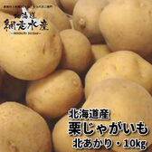 【予約受付】9月末頃から順次出荷 北海道産 栗じゃが（北あかり）　10kg