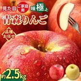 【予約受付】10/1~順次出荷【2.5kg】 青森県産 ご家庭用りんご 品種おまかせ