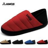 【レッド/21-22cm】スリッパ ルームシューズ 暖かい 冬用 室内履き AM1032