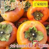 【予約受付】11/10~順次出荷【約7kg】地域厳選 次郎柿 (ご家庭用、傷あり)