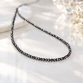 テラヘルツ鉱石 ミラーカットネックレス 3mm アジャスター付 テラヘルツ波