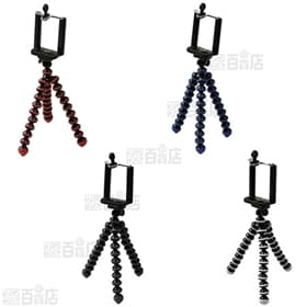 くねくね三脚 スマホ・デジカメでの撮影が簡単に！自由に足を曲げられ色々な場所に設置可能