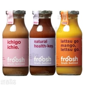 『froosh』スムージー ストロベリー・バナナ&グァバ瓶/ブルーベリー&ラズベリー瓶/マンゴー&オレンジ瓶 3種計36本