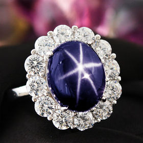 鑑別書付き天然サファイアのリング 約11号