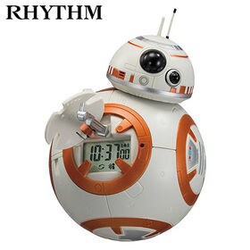 スターウォーズ　アクションクロック（目覚まし時計） リズム時計/STAR WARS (スターウォーズ) アクションクロック BB-8