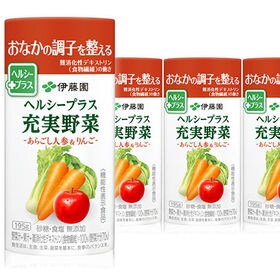 ヘルシープラス充実野菜 あらごし人参&りんご カートカン 195g