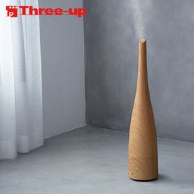 Three-up(スリーアップ)/ハイブリッド式 スリムタワー加湿器 Regina (レジーナ) ナチュラルウッド/HFT-1727-NW