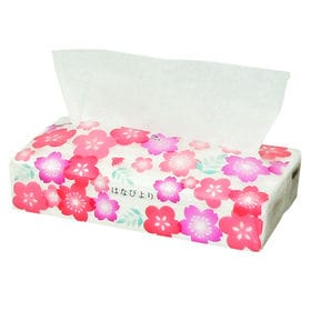 【90パック】花日和ソフトパックティッシュ150W5P