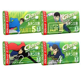 クロレッツミントタブ 2種セット ルパン三世×オリジナルミント / 銭形警部×グリーンライムミント