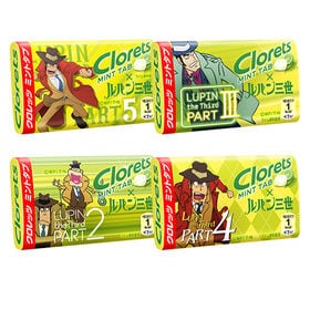 クロレッツミントタブ 2種セット ルパン三世×オリジナルミント / 銭形警部×グリーンライムミント